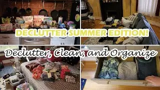 DECLUTTER SUMMER EDITION! | EXTREME CLEAN WITH ME
