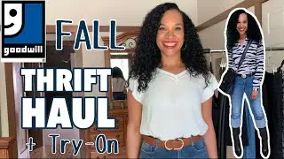 Fall Ready THRIFT HAUL & Try-On | Goodwill