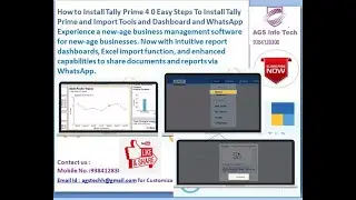How to Install Tally Prime 4 0 Easy Steps To Install Tally Prime and Import Dashboard and WhatsApp