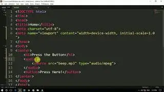 JavaScript Click Button to Sound Using JavaScript | practical program