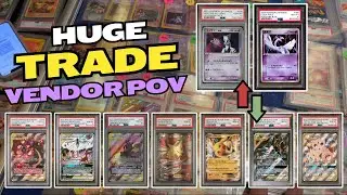 Pokemon Vendor POV | Fishtown Card Show - HUGE TRADE
