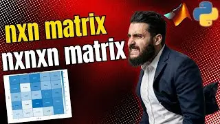 nxn matrix and nxnxn matrix Matlab and Python