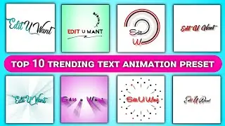 Top 10 alight motion text animation preset |  text preset alight motion | text preset xml