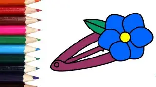 How to draw a hairclip #hairclip #drawing#youtube #latestvideo #easystepbystepdrawinglessonsforkids