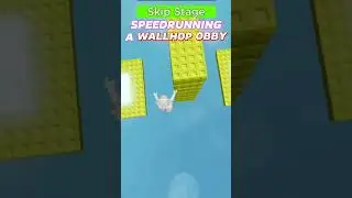 I speedrunned a WALLHOP OBBY! 🤤 