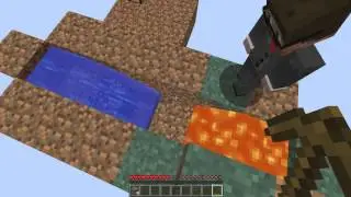 Прохождение карти SkyBlock (С Скелетоном и Брандом)