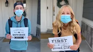 FIRST DAY OF HIGH SCHOOL AND JUNIOR HIGH