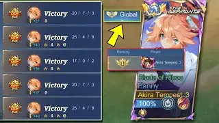 GRINDING MMR UNTIL I REACH TOP GLOBAL FANNY! PART 1! HYPER CARRY + SAVAGE GAMEPLAYS! -MLBB