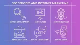 SEO And Internet Marketing   Outline Icons After Effects Template