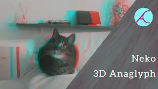 3D Anaglyph - Neko