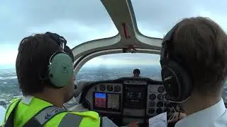 Заход по ILS в Лодзи / ILS approach (Łodź EPLL)