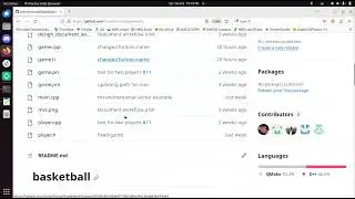 Basic GitHub workflow: modify README.md on master/main using the GitHub web interface