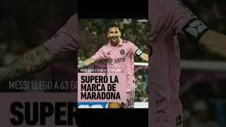 LIONEL MESSI superó a ARMANDO MARADONA marcando más goles en tiros libres