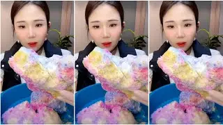 ASMR ICE EATING / MUKBANG