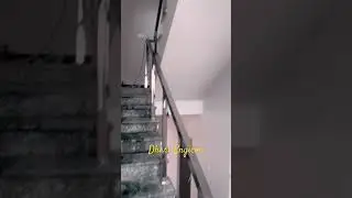 Stairs design with Black top Granite  | Stairs construction work in Patna Bihar | Stairs Design