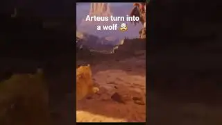 God of War Ragnorak Arteus Turns into a WOLF #godofwarragnarok #godofwar