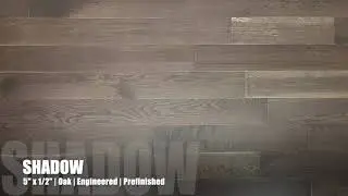 5" x 1/2" Engineered Oak Shadow Hardwood Flooring