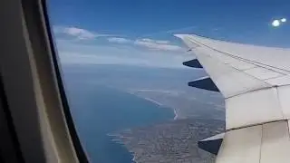 AMERICAN AIRLINES 777 300ER TAKE OFF LOS ANGELES LAX OVER 7HR NON STOP FLIGHT AIRPORT CLOSED