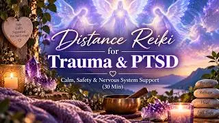 Distance Reiki for Trauma & PTSD 💜 Calm, Safety & Nervous System Support (30 Min) | Lisa Beachy