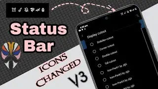How To Change Status bar icon Get New Look icon Pack  V3 🔥ROOT