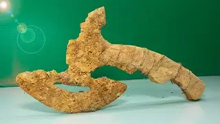 Very Old Rusty Cleaver Restoration Process Video #antique #rust  #restoration