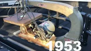 1953 Rockwell 40-440 Scroll Saw, Score!