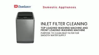 Top Load Washing Machine Inlet Filter Clean to remove E1 Error