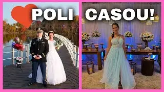 POLI CASOU!😍 GRAVEI O CASAMENTO DA MINHA IRMÃ!
