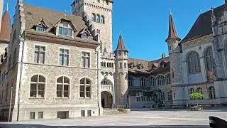Swiss National Museum (Landesmuseum) in Zürich in 4K