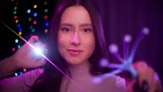 ASMR Sleep light triggers, gentle visuals & follow my instructions 💤✨ focus on me, hand movements, +