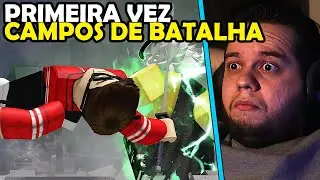 PRIMEIRA VEZ nos CAMPOS DE BATALHA MAIS FORTES no Roblox