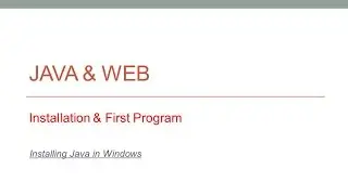 Download and Install Java 8 ( JDK 8 ) on windows 7 , 8 and 10