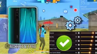 Redmi Note 8 Pro free fire sensitivity setting ⚙️ | Redmi Note 8 Pro free fire headshot setting ⚙️