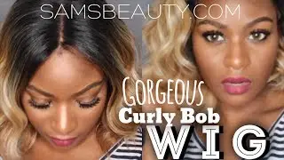 THE STYLIST 4X4 SWISS LACE WIG | CURLY BOB OTBLONDE
