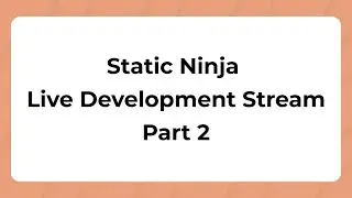 Static Ninja | Component Renderer | Part 2