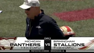 Panthers vs Stallions UFL On ABC Intro/Theme USFL Conference Championship Game | UFL 2024