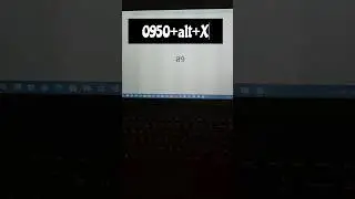 0950+alt+X uses #laptop #short #shortcut #om