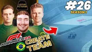 F1 MANAGER 24 CREATE A TEAM (Lotus F1 Team) #26 | CRAZY WET RACE!