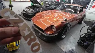 280Z Gets TIRE LETTERS!- OranZ Datsun 280z Build Series #32