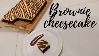 Brownie Cheesecake Recipe/ Brownie Cheesecake with Chocolate Ganache Topping