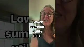 Easy Way to Lower Summer Utility Bills #short