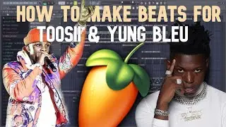 HOW TO MAKE GUITAR BEATS FOR TOOSII & YUNG BLEU | FL Studio Tutorial