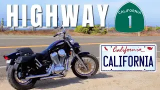 Highway 1 California Motorcycle Road trip LA to San Francisco | Suzuki Intruder 1400 cc V-twin