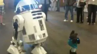 R2-D2 meets Teddybear Bot