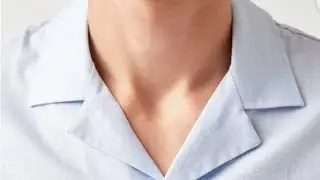 HOW TO CUT AND SEW SHIRT COLLAR (CAMP COLLAR) 