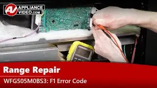 Whirlpool Stove Repair - F1 Error Code, No Display - Electronic Control