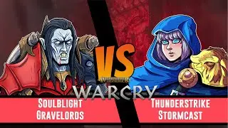 Age of Sigmar Warcry Battle Report: Soulblight Gravelords vs Thunderstrike Stormcast