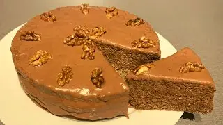 Ореховый торт | Торт с орехами и сгущёнкой | Самый вкусный торт