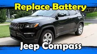 2019 Jeep Compass - Battery Replacement (slow sluggish starting, long cranking)