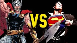 ¿Quién ganaría entre Superman y Thor? Superman vs Thor #dc #marvel #superman #thor